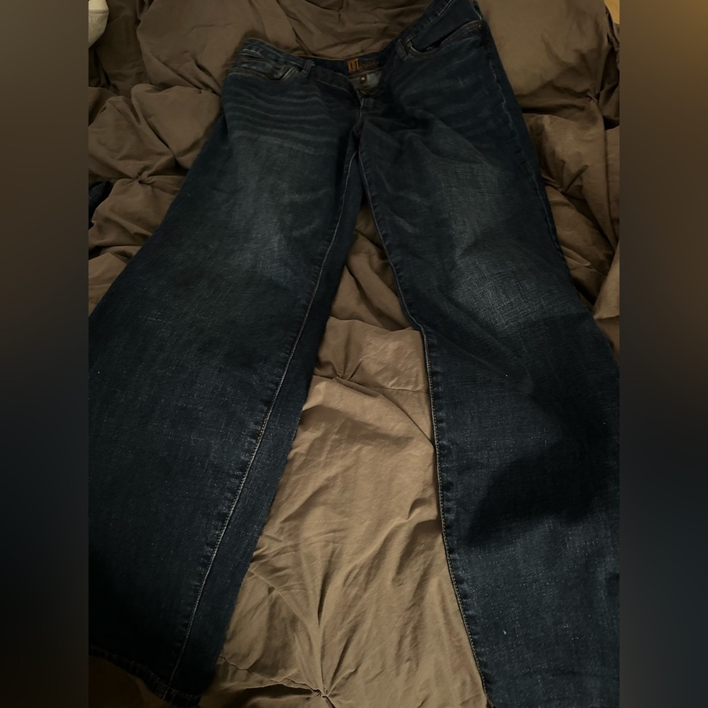 Women's KUT from the Kloth Katy Boyfriend Jeans Blue Denim size 14